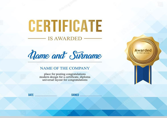 Certificate | Teciza Web Solution